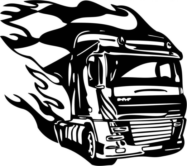 Наклейки на грузовые машины