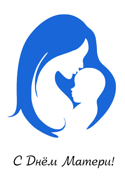 Логотип мама с ребенком
