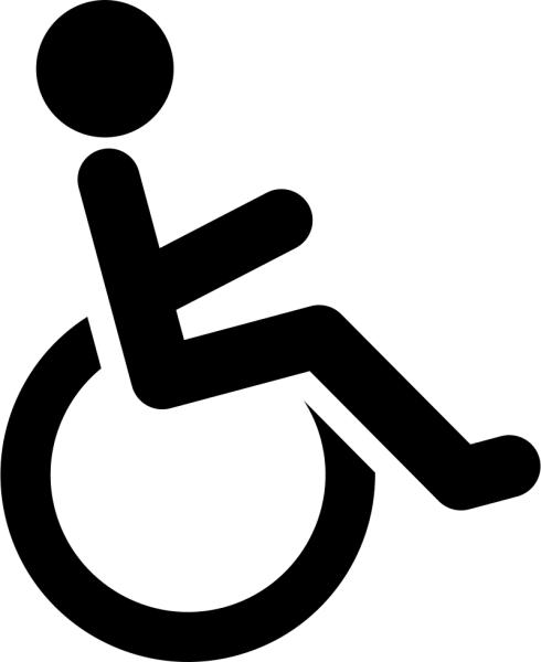 Знак инвалидности вектор