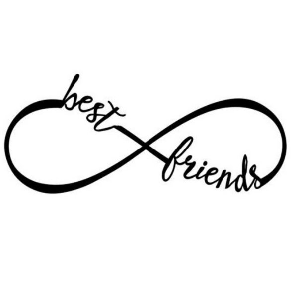 Красивая надпись best friends