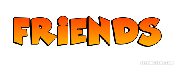 Friends логотип на прозрачном фоне
