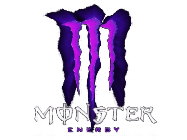 Логотип монстр фиолетовый