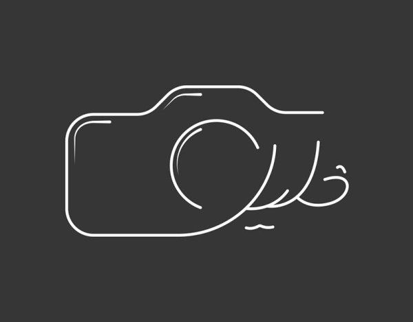 Стильный логотип фотографа