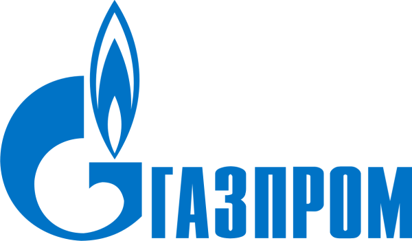 Газпром логотип на прозрачном фоне