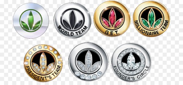 Значок Гербалайф миллионер тим