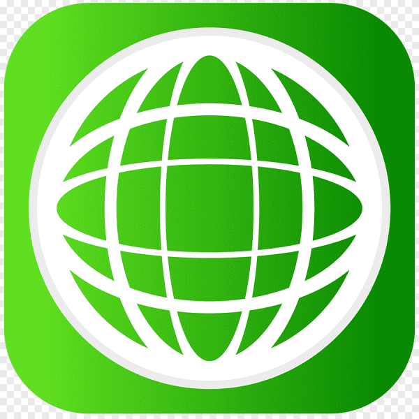 Значок интернета зеленый