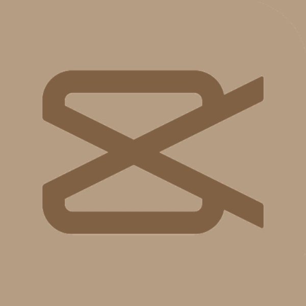 Бежевые иконки для приложений CAPCUT