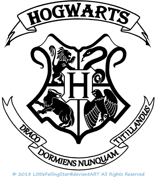 Гарри Поттер значок Хогвартса
