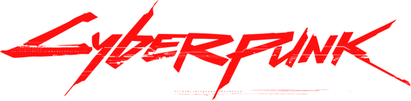Киберпанк надпись без фона