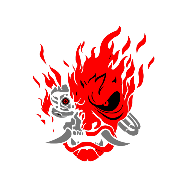 Логотип Самурай Cyberpunk