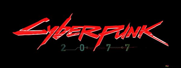 Киберпанк надпись