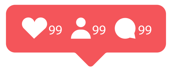 Значок лайка в инстаграме