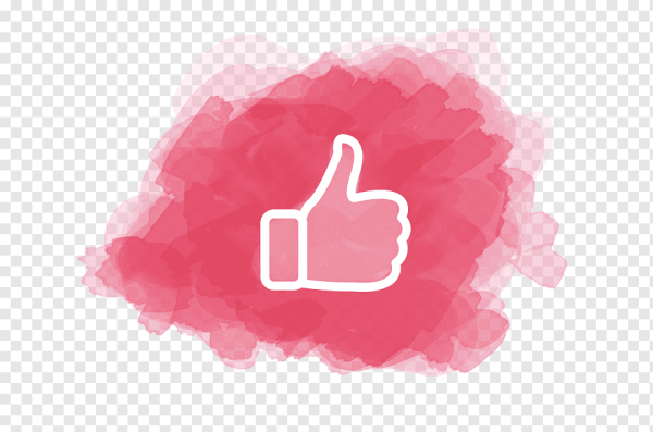 Лайк розовый