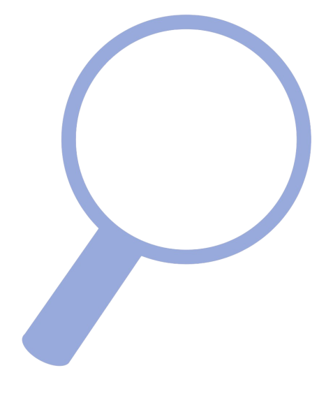 Лупа на прозрачном фоне