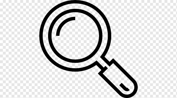 Лупа инфографика значок