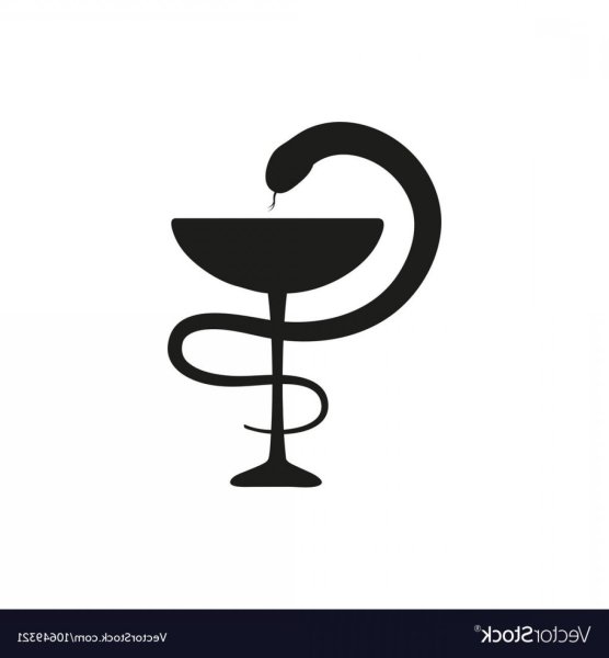 Медицинский знак змея и чаша