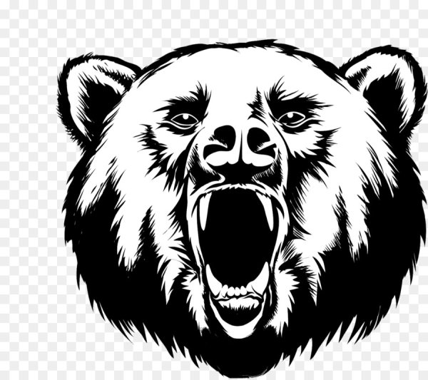 Морда медведя тату