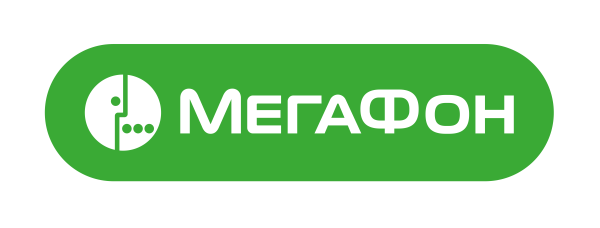 МЕГАФОН логотип на прозрачном фоне