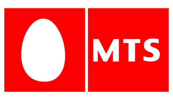 МТС логотип без фона