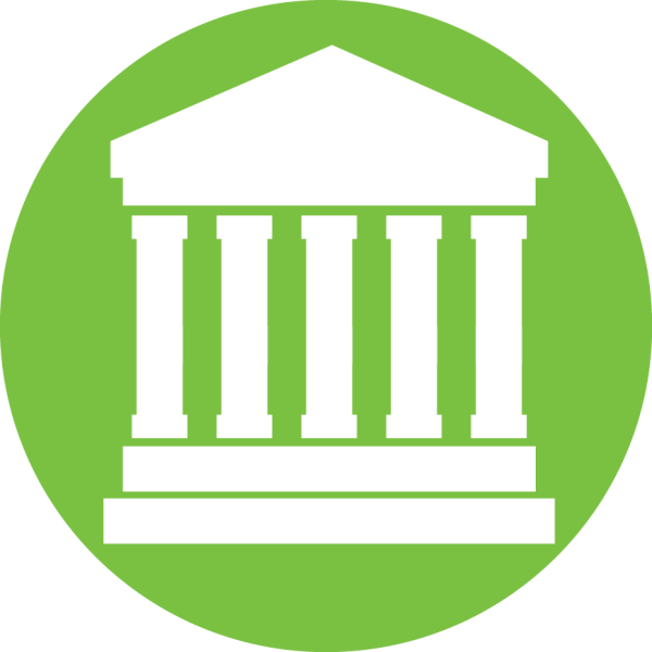 Значок здание культуры