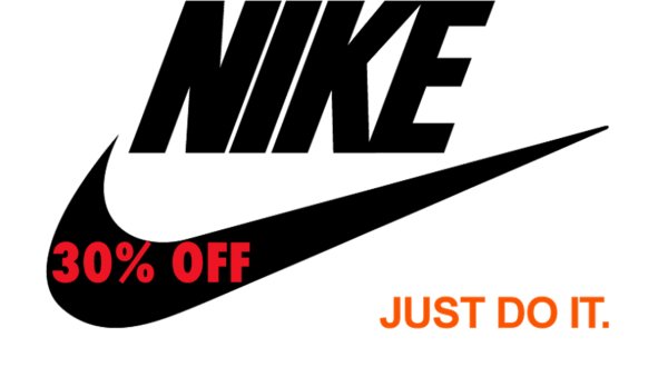 Надпись найк