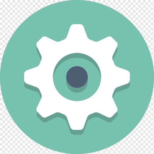 Круглая иконка настроек