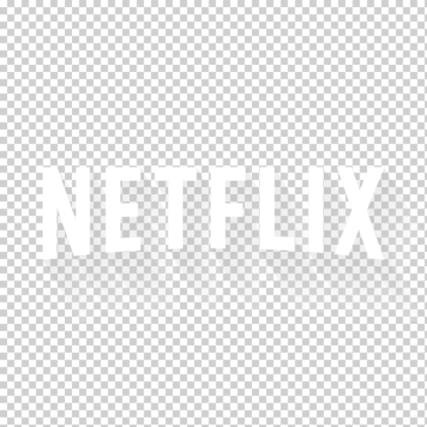 Netflix logo PNG белое