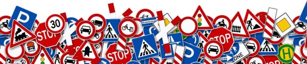 Дорожные знаки фон