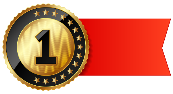 Значок первое место