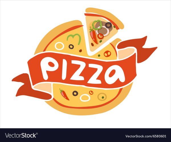 Шаблон для логотипа пиццы