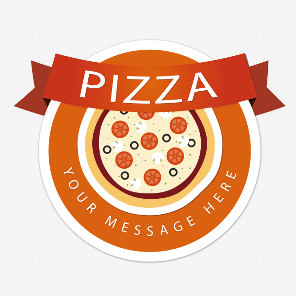 Пицца надпись