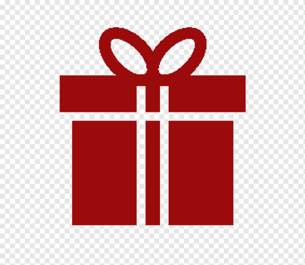 Векторный значок подарок