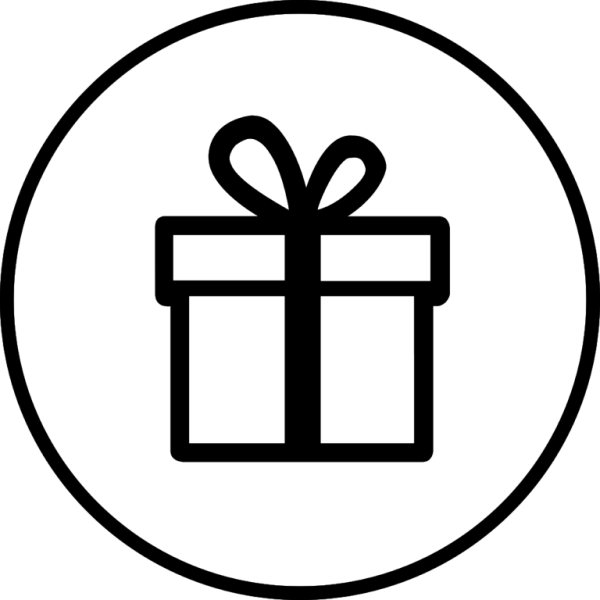 Графический значок подарка