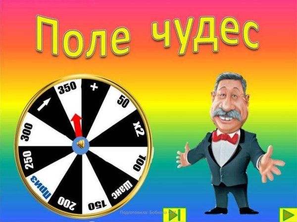 Поле для игры в поле чудес