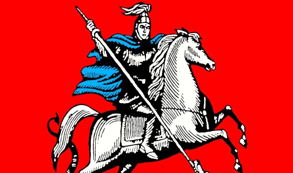 Герб Москвы упрощенный