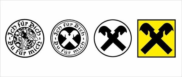 Райффайзенбанк логотип черно белый