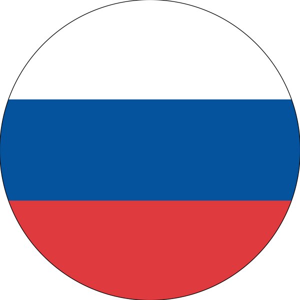 Флаг России в круге