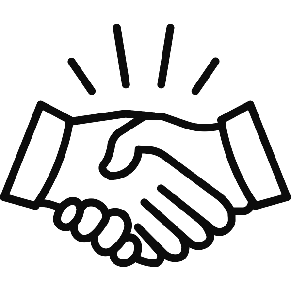 Значок пожимающих рук