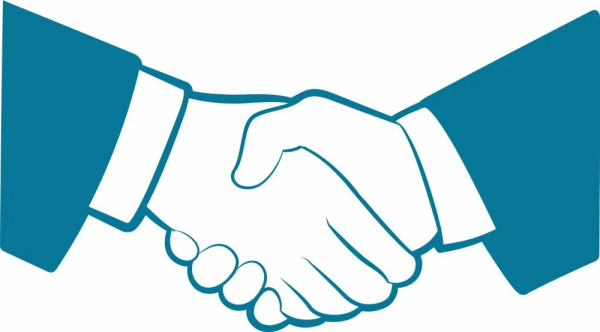 Рукопожатие без фона