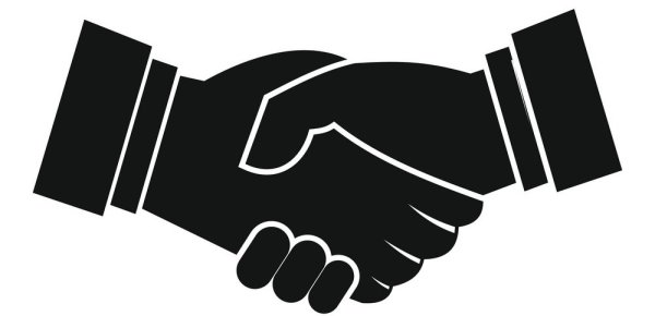 Рукопожатие вектор