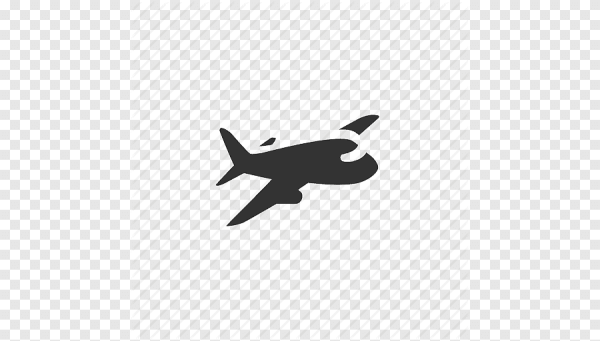 Plane auto ship logo Black