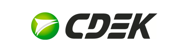 СДЭК логотип белый