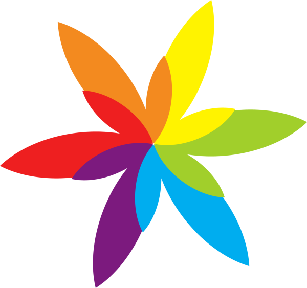 Семицветик вектор