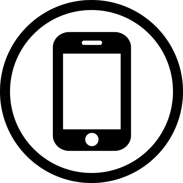 Смартфон пиктограмма