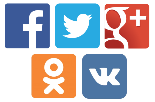 Значки соцсетей