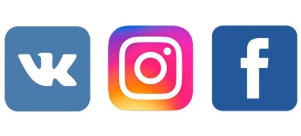 Значки соцсетей для визиток