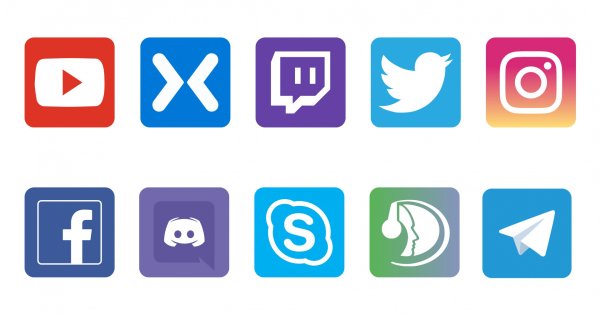 Логотипы соцсетей