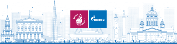 Лахта-центр в Санкт-Петербурге вектор