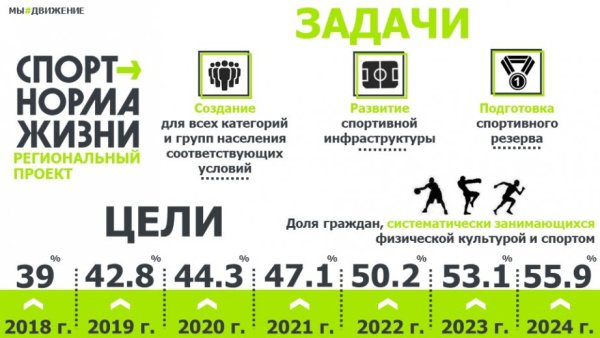 Спорт норма жизни федеральный проект