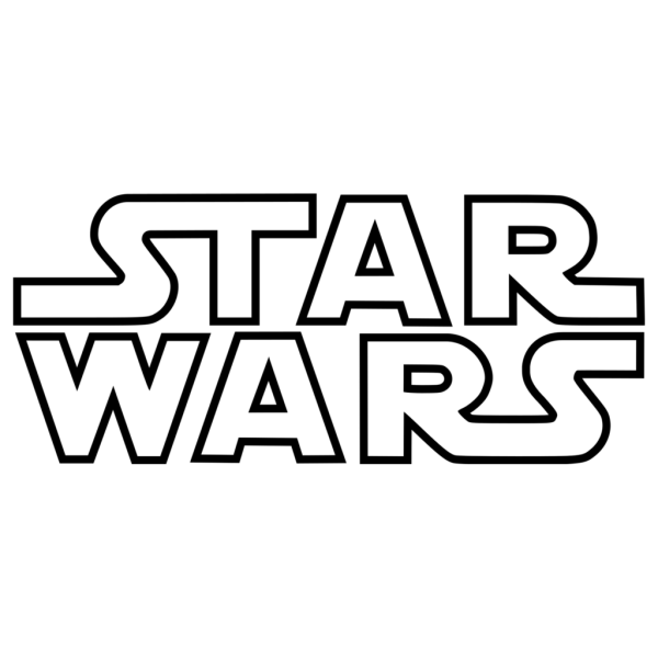 Star Wars надпись вектор